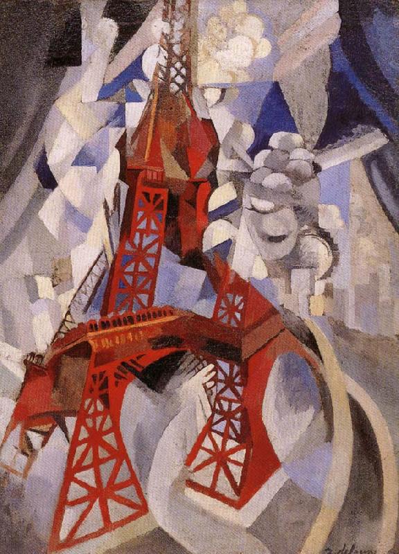 Delaunay, Robert Eiffel Tower or the Red Tower china oil painting image
